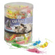 Іграшка Flamingo Plastic Shrimp для кішок, креветка латекс, 10 шт/уп, ціна за 1 шт 1.5х6 см
