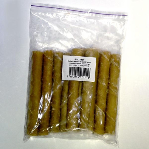 Лакомство Flamingo Cigare With Tripe для собак, сигара с начинкой, рубец, 12.5 см