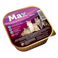 Вологий корм Karma Max Преміум для дорослих котів зі смаком курятини і печінки, 300 г Вологий корм Karma Max Преміум для дорослих котів зі смаком курятини і печінки, 300 г