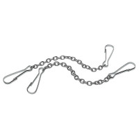 Комплект цепей Ferplast Small Chain For Tube Line для подвешивания гамака для клеток для хорьков и крыс, x2 Комплект цепей Ferplast Small Chain For Tube Line для подвешивания гамака для клеток для хорьков и крыс, x2