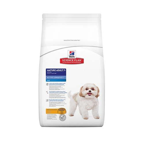 Сухой корм Hill's Science Plan Canine Mature Adult 7+ Active для собак маленьких пород, с курицей, 7.5 кг