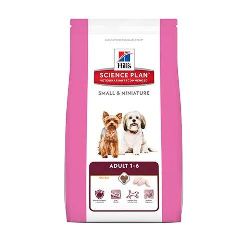Сухой корм Hill's Science Plan Canine Adult Small & Miniature для собак мелких пород, с курицей, 6.5 кг