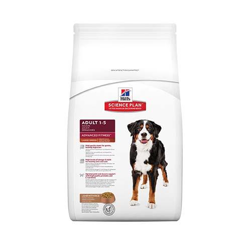 Сухой корм Hill's Science Plan Canine Adult Advanced Fitness для собак крупных пород, с ягненком и рисом, 12 кг