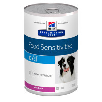 Консерва Hill's Prescription Diet Food Sensitives для собак з чутливим травленням, з качкою, 370 г Консерва Hill's Prescription Diet Food Sensitives для собак з чутливим травленням, з качкою, 370 г