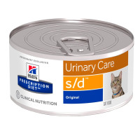 Консерва Hill's Prescription Diet Urinary Care s/d для розчинення струвітних каменів у котів, 156 г Консерва Hill's Prescription Diet Urinary Care s/d для розчинення струвітних каменів у котів, 156 г