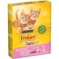 Сухой корм Purina Friskies Junior для котят, с курицей, молоком и овощами, 300 г Сухой корм Purina Friskies Junior для котят, с курицей, молоком и овощами, 300 г