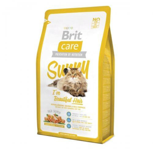 Сухий корм Brit Care Cat Sunny I have Beautiful Hair, для кішок, 2 кг