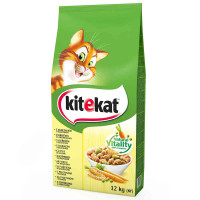 Сухой корм Kitekat для кошек, курица с овощами, 12 кг Сухой корм Kitekat для кошек, курица с овощами, 12 кг