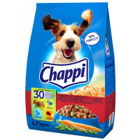 Сухий корм Chappi для дорослих собак, з яловичиною, птицею і овочами, 2.7 кг Сухий корм Chappi для дорослих собак, з яловичиною, птицею і овочами, 2.7 кг
