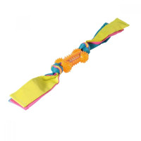 Игрушка кость Fox TPR для собак, шипованная, нейлоновыми с лентами, 11×44.5 см Игрушка кость Fox TPR для собак, шипованная, нейлоновыми с лентами, 11×44.5 см