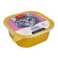 Вологий корм Wanpy Tuna & Salmon для котів, тунец з лососем, мус, 40 г