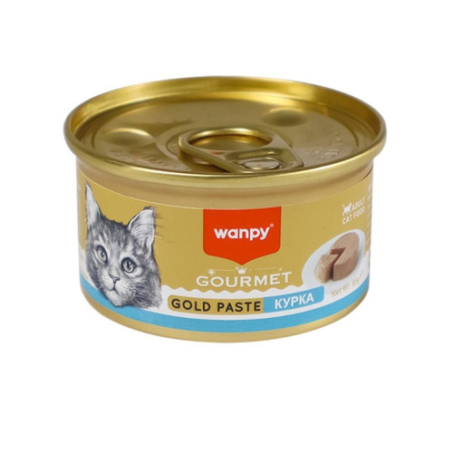 Влажный корм Gourmet Gold Paste Chicken для котов, с курицей, паштет, 85 г
