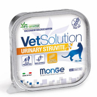 Влажный корм Monge VetSolution Urinary Struvite feline для кошек, паштет, 100 г Влажный корм Monge VetSolution Urinary Struvite feline для кошек, паштет, 100 г