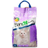 Грудкує наповнювач Sanicat SuperPlus для котячих туалетів, з ароматом апельсина і лаванди, 2 л Грудкує наповнювач Sanicat SuperPlus для котячих туалетів, з ароматом апельсина і лаванди, 2 л
