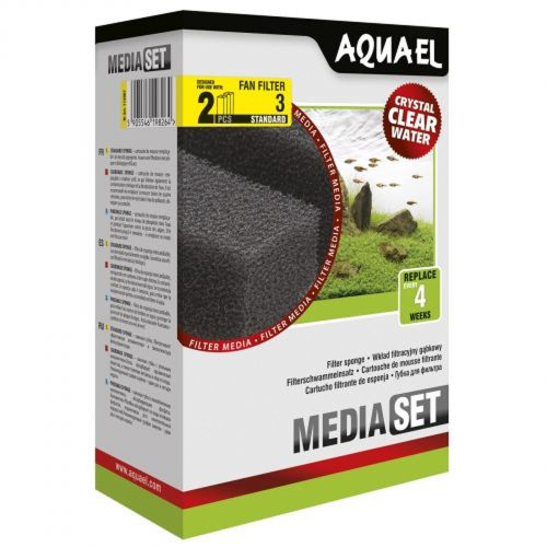 Губка AQUA EL Media Set Standard для FAN-3 Plus, 2 шт Губка AQUA EL Media Set Standard для FAN-3 Plus, 2 шт