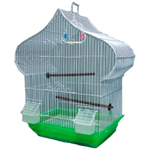 Клітка HomeZoo 408 для птахів, емаль, кольора в асортименті, 37.5×28.5×58 см