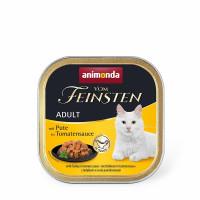 Консерви Animonda Vom Feinsten для котів, шматочки індички в томат соусі, 100 г
