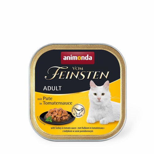 Консервы Animonda Vom Feinsten для кошек, кусочки индейки в томатном соусе, 100 г
