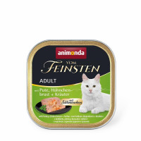 Консервы Animonda Vom Feinsten паштет для кошек, с индюшиной, кур комков, травами, 100 г Консервы Animonda Vom Feinsten паштет для кошек, с индюшиной, кур комков, травами, 100 г