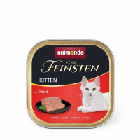 Консервы Animonda Vom Feinsten паштет для котят, с говядиной, 100 г Консервы Animonda Vom Feinsten паштет для котят, с говядиной, 100 г