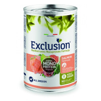 Консерви Exclusion Adult Salmon для дорослих собак усіх порід, з лососем, 400 г Консерви Exclusion Adult Salmon для дорослих собак усіх порід, з лососем, 400 г