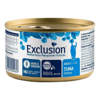 Консерви Exclusion Adult Tuna для дорослих котів всіх порід, з тунцем, 85 г Консерви Exclusion Adult Tuna для дорослих котів всіх порід, з тунцем, 85 г