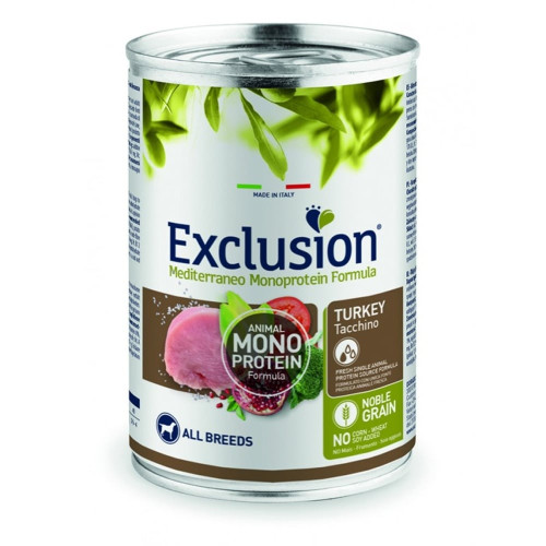 Консервы Exclusion Adult Turkey для взрослых собак всех пород, с индейкой, 400 г