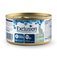 Консервы Exclusion Senior Chicken для стерилизованных котов возрастом от 7 лет с курицей, 85 г Консервы Exclusion Senior Chicken для стерилизованных котов возрастом от 7 лет с курицей, 85 г