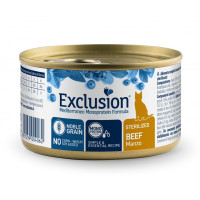 Консерви Exclusion Sterilized Beef для стерилізованих котів, з яловичиною, 85 г Консерви Exclusion Sterilized Beef для стерилізованих котів, з яловичиною, 85 г