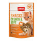 Лакомства MERA SNACKS Crunch & Soft Huhn & Käse для кошек, снеки с курицей и сыром, 200 г