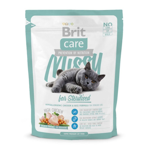 Сухий корм Brit Care Cat Missy for Sterilised, для стерилізованих кішок, 0.4 кг
