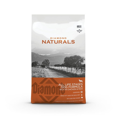 Сухой корм Diamond Naturals Adult All Life Stages Dog Chicken&Rice для всех возрастов, курица с рисом, 15 кг