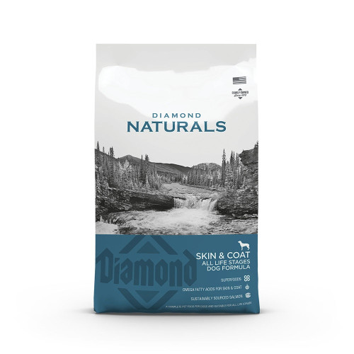 Сухой корм Diamond Naturals Adult All Life Stages Dog Skin&Coat для собак любого возраста, уход за кожей, 15 кг