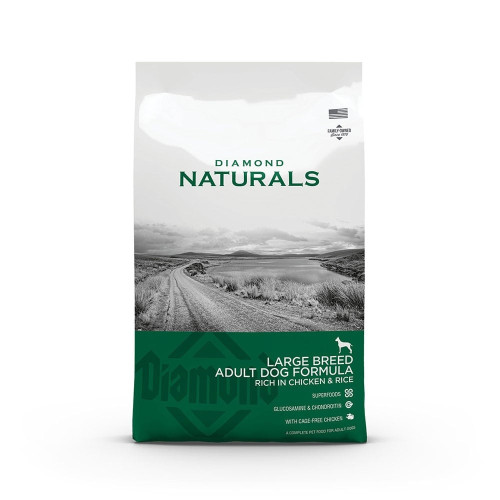 Сухой корм Diamond Naturals Adult Large Breed Chicken&Rice для взрослых собак, 15 кг
