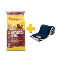 Сухий корм Josera Adult Geflugel для дорослих і активних собак, з м'ясом птиці, 15 кг, плед у подарунок Сухий корм Josera Adult Geflugel для дорослих і активних собак, з м'ясом птиці, 15 кг, плед у подарунок