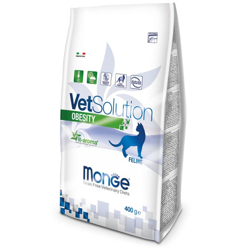 Сухий корм Monge VetSolution Obesity feline для котів із зайвою вагою, 400 г