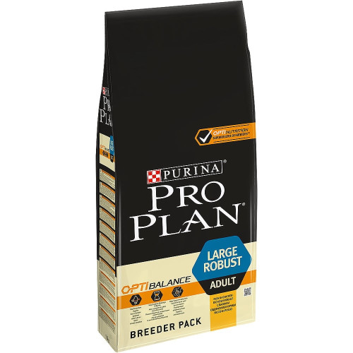 Сухой корм Purina Pro Plan Dog Large Robust Adult для взрослых собак крупных пород, с курицей, 18 кг