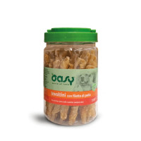 Лакомство Oasy Dog Dry Jerky Rawhide Twisted Stick для собак всех возрастов и пород, курица, 350 г Лакомство Oasy Dog Dry Jerky Rawhide Twisted Stick для собак всех возрастов и пород, курица, 350 г