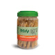 Ласощі Oasy Dog Dry Jerky Rawhide Twisted Stick для собак усіх вікових груп та порід, курка, 350 г