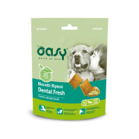 Ласощі Oasy Dog Treats Dental Fresh для дорослих собак, догляд за зубами, курка, 70 г Ласощі Oasy Dog Treats Dental Fresh для дорослих собак, догляд за зубами, курка, 70 г