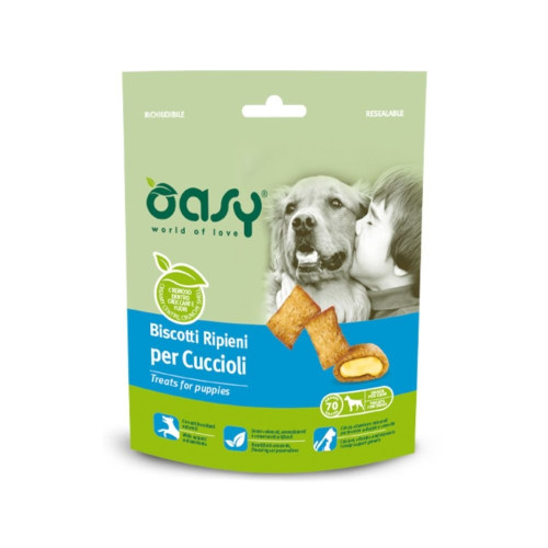 Ласощі Oasy Dog Treats для цуценят, курка, 70 г