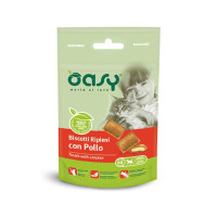 Лакомство Oasy Cat Treats для кошек всех возрастов, курица, 60 г Лакомство Oasy Cat Treats для кошек всех возрастов, курица, 60 г