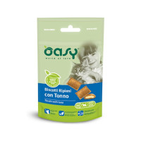 Лакомство Oasy Cat Treats для кошек всех возрастов, тунец, 60 г Лакомство Oasy Cat Treats для кошек всех возрастов, тунец, 60 г