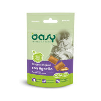 Ласощі Oasy Cat Treats для котів усіх вікових груп, ягня, 60 г Ласощі Oasy Cat Treats для котів усіх вікових груп, ягня, 60 г
