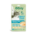 Ласощі Oasy Cat Сreamy для котів усіх вікових груп, тунець, 4 × 15 г