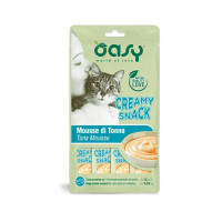 Ласощі Oasy Cat Сreamy для котів усіх вікових груп, тунець, 4 × 15 г