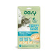 Ласощі Oasy Cat Сreamy для котів усіх вікових груп, тунець, 4 × 15 г