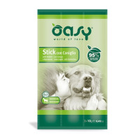 Ласощі Oasy Dog Stick для собак усіх вікових груп та порід, кролик, 3 × 12 г Ласощі Oasy Dog Stick для собак усіх вікових груп та порід, кролик, 3 × 12 г