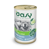 Вологий корм Oasy Dog Wet OAP Adult Medium/Large для дорослих собак середніх та великих порід, ягня, 400 г Вологий корм Oasy Dog Wet OAP Adult Medium/Large для дорослих собак середніх та великих порід, ягня, 400 г