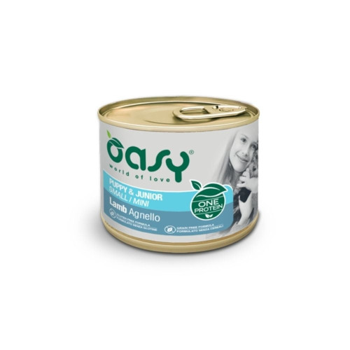 Вологий корм Oasy Dog Wet OAP Puppy & Junior Small/Mini для цуценят малих порід, ягня, 200 г
